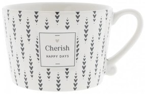 Cup White/Cherish Happy Days