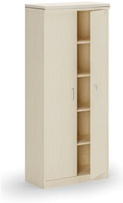 Kancelárska skriňa ARRISTO LUX, 800 x 400 x 1836 mm, breza