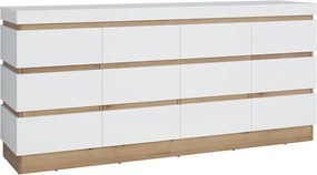 Komoda 4d2s Calabria Cork102 Dub Coast Evoke/Biela Alpin