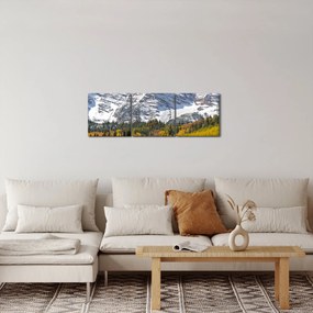Obraz - Maroon Peak (s hodinami) (90x30 cm)