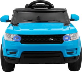 Ramiz Autíčko s batériovým štartom, modré SUV + diaľkové ovládanie + bezpečnostné funkcie