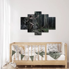 Obraz - Lesná víla (150x105 cm)