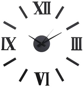 Hodiny STICKER TULUS fi 100 cm čierne -MC