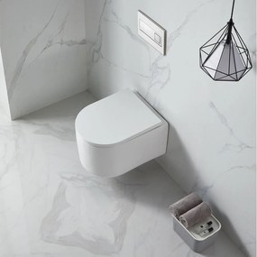 Mereo Mereo, WC závesné kapotované, RIMLESS, 495x360x370, keramické, vr. sedátka CSS115SN, MER-VSD84S2