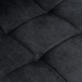 Čalúnená designová stolička ForChair čierna