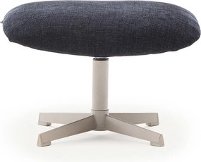 Tmavomodrá ženilková podnožka Teryl – Kave Home