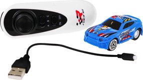 Ramiz Fluorescenčná autodráha pre deti 3+ LED autíčko + slučky 360 + skladacia dráha 57 el.