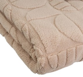 Svetlohnedá deka z mikroplyšu 130x160 cm Mid Century – Casa Selección