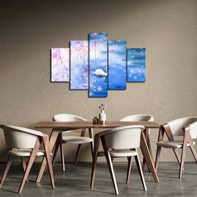 Obraz - Magické jazero (150x105 cm)