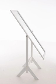 Stojace zrkadlo Elvis 16528402 - drevo - 153x59x51 - Biela