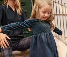 Detské zamatové balerínky