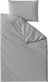 Krepové obliečky DENYX BLEND sivé, zips Rozmer obliečky: 70 x 90 cm | 140 x 200 cm