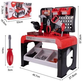 Ponk, dielňa s náradím DIY Kit 46 ks