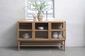Dizajnová komoda Dallan 140 cm prírodný dub