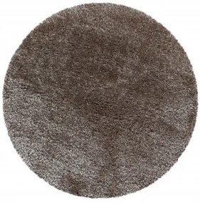 Ayyildiz koberce Kusový koberec Brilliant Shaggy 4200 Taupe kruh - 80x80 (priemer) kruh cm
