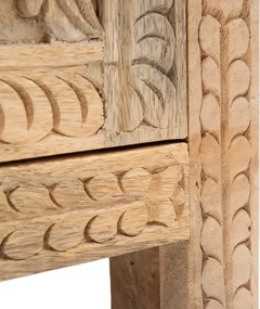 furniture-nabytek.cz - Masívna kúpeľňová skrinka Santa Cruz z mango dreva, prírodná – 80×40×80 cm