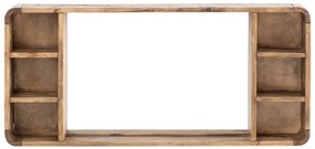 furniture-nabytek.cz - Masívne kúpeľňové zrkadlo Dingle II z recyklovanej borovice, lakované, prírodné – 130×60 cm
