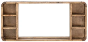 furniture-nabytek.cz - Masívne kúpeľňové zrkadlo Dingle II z recyklovanej borovice, lakované, prírodné – 130×60 cm