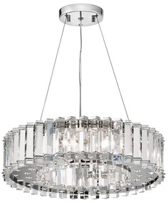 Kichler KL-CRYSTAL-SKYE8 - LED Kúpeľňový luster CRYSTAL SKYE 8xG9/3W/230V IP44