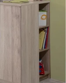 Nízky regál Cariba, dub san remo%