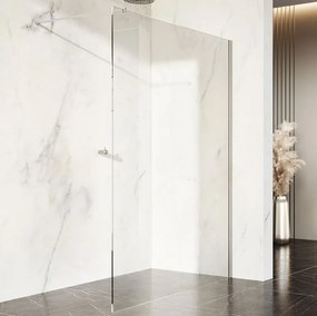Erga Paris, sprchová zástena Walk-In 130x200 cm, 8mm číre sklo, chrómový profil, ERG-V02-PARIS-130x200-CL-CR