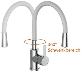 Eisl Kuchynská batéria Flexo (chróm/sivá)  (100335792)
