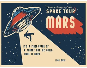 Ceduľa Vesmír Edition - Mars