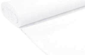 Biante Dekoračný oválny obrus Rongo RG-031 Studený biely 140x180 cm