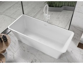 Mexen Tonia, voľne stojaca vaňa 170 x 75 cm, biela, biely prepad, 52171707500-20