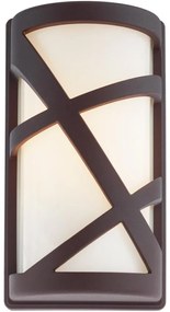 Redo 9097 - Vonkajšie nástenné svietidlo VORTEX 1xE27/20W/230V IP44