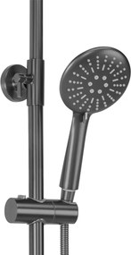 Rea Lungo, sprchová súprava s termostatickou batériou, grafitová, REA-P6386