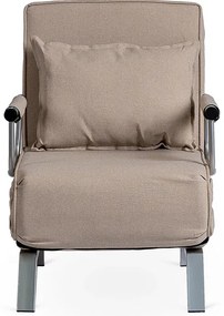 Kreslo pohovka rozkladacia PRATO bežová - vintino.sk