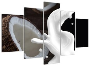 Obraz - kokosové mlieko (150x105 cm)