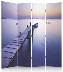 Gario Paraván Východ slnka na pobreží Rozmery: 145 x 170 cm, Prevedenie: Klasický paraván