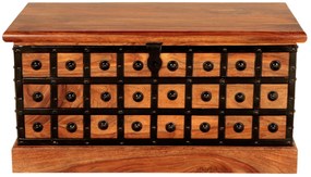 furniture-nabytek.cz - Rustikalna truhla 90x45x45 z masívu palisander
