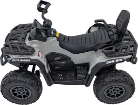 Ramiz Štvorkolka Can Am Outlander ATV s diaľkovým ovládaním sivá