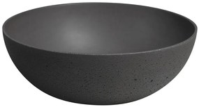 Sapho Sapho, FORMIGO betónové umývadlo na dosku, priemer 39cm, antracitová, FG316