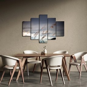 Obraz - Lúčne kvety pri jazere (150x105 cm)