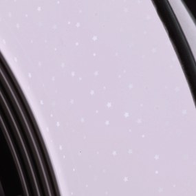 Stropný ventilátor biely so hviezdnym efektom 47cm vrátane LED stmievateľný s diaľkovým ovládaním - Emily