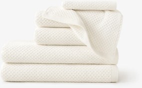 Goldea bavlnený froté uterák / osuška micro pure - vanilkový 70 x 140 cm