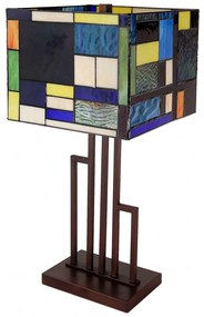 Kubická Tiffany lampa 60*28*28 MULTI