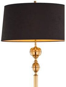 Jupiter 1955 - Stojacia lampa BATUMI 1xE27/40W/230V čierna/mosadz