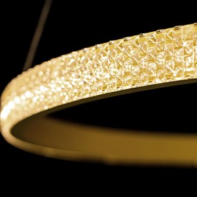 Toolight Toolight, LED závesné osvetlenie, 38W, 3000K, LHJ044-CP2, zlatá, OSW-60027