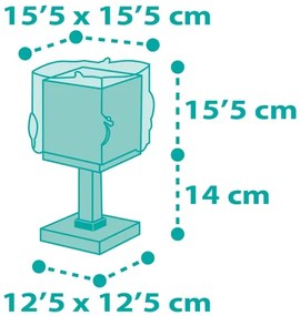 Dalber 63441 - Detská lampička MERMAIDS 1xE14/60W/230V