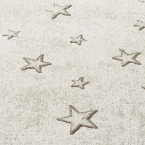 Dekorstudio Detský okrúhly koberec MARA 725 Hviezdičky