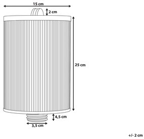 Vodný filter pre vírivky SANREMO / LAGOON Beliani