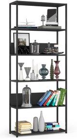 Regál PRAMONI 80x192 cm černý