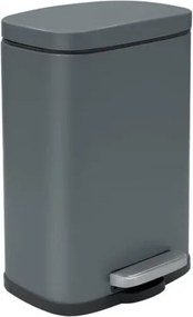 Spirella Spirella pedálový odpadkový kôš akira matná šedá oceľ 5 l 10.19836
