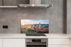 Nástenný panel  Krakow castle panorama svitania 120x60 cm