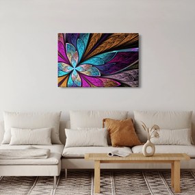 Obraz - Abstrakcia, kvetina (90x60 cm)